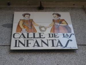 Calle de las Infantas en Madrid