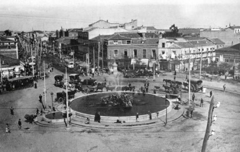 Glorieta de Cuatro Caminos, en Madrid
