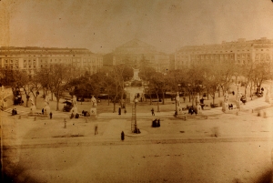 Plaza de Oriente en 1887