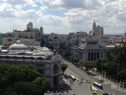 Vistas desde el Mirador de Cibeles