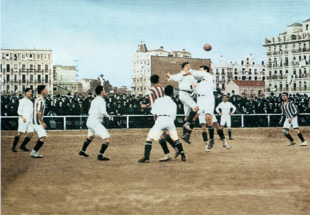 Real Madrid y Atlético disputan un derbi en 1913 en el desaparecido estadio de O´Donnell