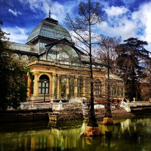 Palacio de Cristal , en el Parque del Retiro, Madrid