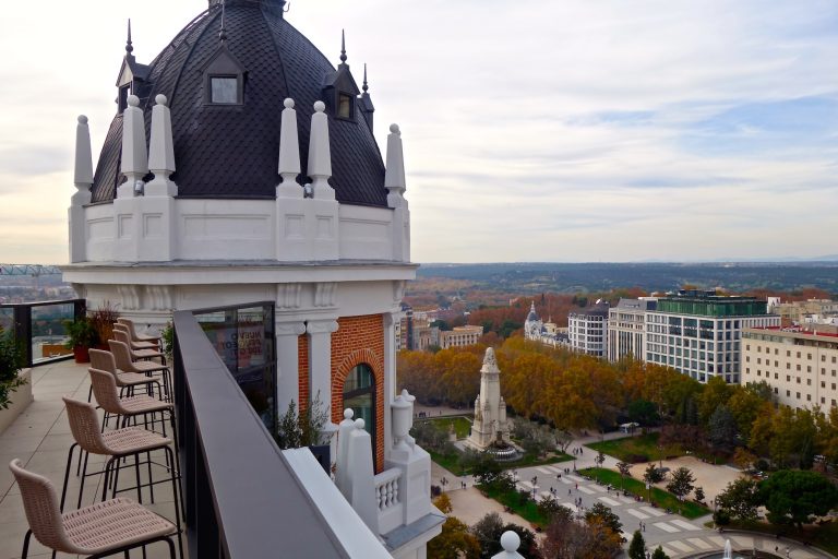 Terraza del Dear Hotel, en Madrid