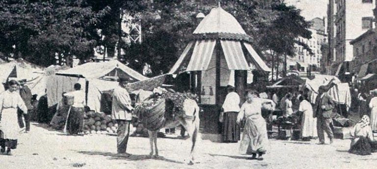 Plaza de Lavapiés 1917, Madrid