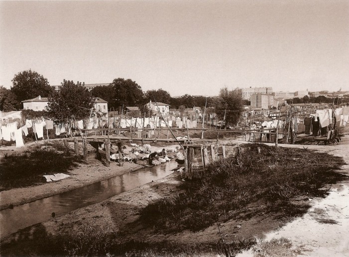 Lavanderas en el Manzanares, Madrid